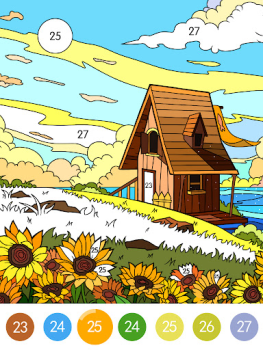 Download Daily Coloring Paint by Number Table games for Android screenshot 7