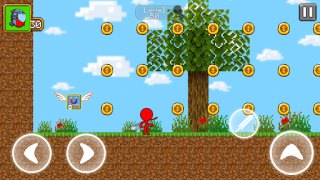 Download Red Stickman Parkour Fighter Adventure for Android screenshot 3