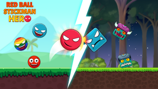 Download Red Ball & Stick Hero Adventure for Android screenshot 6