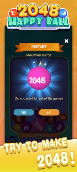 Download Happy Ball 2048-merge 3D ball Casual for Android screenshot 5