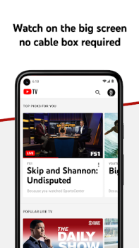 Download YouTube TV: Live TV & more Entertainment for Android screenshot 3