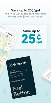 Download GasBuddy: Find & Pay for Gas Travels for Android screenshot 2