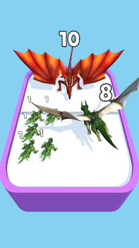 Download Merge Master: Dinosaur Monster Arcade for Android screenshot 2