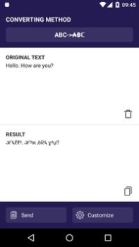 Download Text Converter Personalization for Android screenshot 3