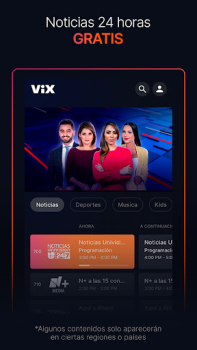 Download ViX: TV, Deportes y Noticias Entertainment for Android screenshot 4