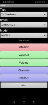Download BlueIR - Universal Remote Tools for Android screenshot 3