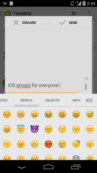 Download Sliding Emoji Keyboard - iOS Miscellaneous for Android