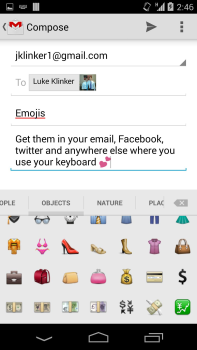 Download Sliding Emoji Keyboard - iOS Miscellaneous for Android screenshot 2