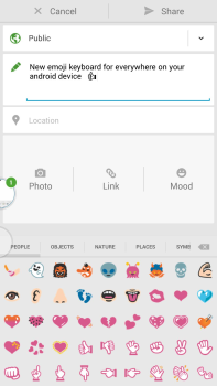 Download Sliding Emoji Keyboard - iOS Miscellaneous for Android screenshot 4