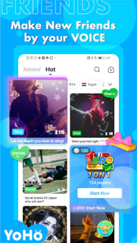 Download YoHo: Group Voice Chat Room Social for Android screenshot 2