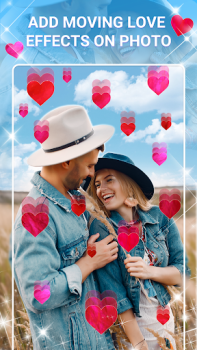 Download Love Hearts Animated Effects Entertainment for Android screenshot 2