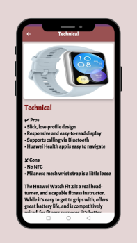 Download Huawei watch fit 2 Guide Education for Android screenshot 5