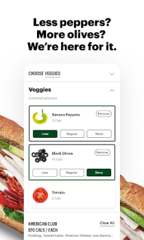 Download Subway® Food and drink for Android screenshot 2