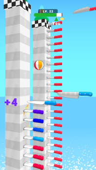 Download Ball Up: Knife Racing Action for Android screenshot 3