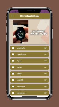 Download X5 Smart Watch Guide Education for Android screenshot 7