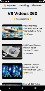 Download VR Videos 360 Entertainment for Android screenshot 2