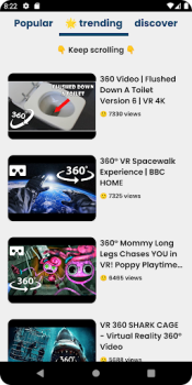 Download VR Videos 360 Entertainment for Android screenshot 3