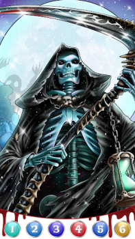 Download Dark, Horror Color by Number Table games for Android screenshot 7