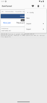Download DarkTunnel - SSH DNSTT V2Ray Tools for Android screenshot 5