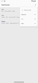 Download DarkTunnel - SSH DNSTT V2Ray Tools for Android screenshot 6