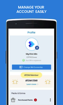 Download ATOM Store, Myanmar Contact for Android screenshot 3