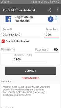 Download Tun2TAP Socks/HTTP to VPN Tools for Android screenshot 7