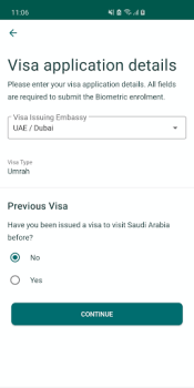 Download Saudi Visa Bio Travels for Android screenshot 3