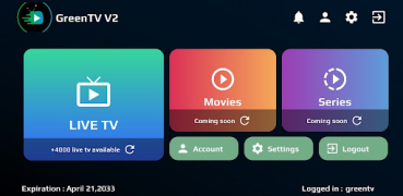 Download GreenTV V2 Video Players & Editors for Android screenshot 3