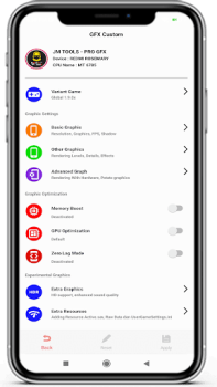 Download JM TOOLS Pro GFX For Any Games Tools for Android screenshot 2