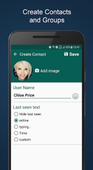 Download Fake Chat ChatsMock Text Prank Entertainment for Android screenshot 2