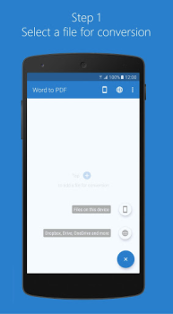 Download Word to PDF Work for Android screenshot 2