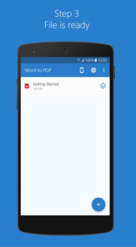 Download Word to PDF Work for Android screenshot 4