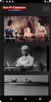 Download Sci-Fi Classic Movies Channel Entertainment for Android screenshot 2