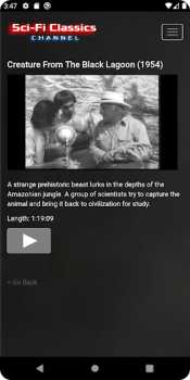 Download Sci-Fi Classic Movies Channel Entertainment for Android screenshot 4
