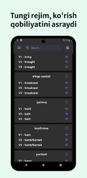 Download Noto'g'ri fe'llar jadvali Education for Android screenshot 3