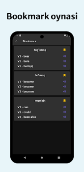 Download Noto'g'ri fe'llar jadvali Education for Android screenshot 5