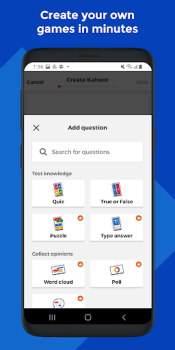 Download Kahoot! Play & Create Quizzes Education for Android screenshot 4