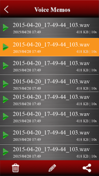 Download Voice recorder Music and audio for Android screenshot 2