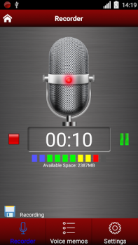 Download Voice recorder Music and audio for Android screenshot 3