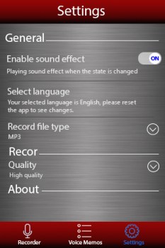 Download Voice recorder Music and audio for Android screenshot 4