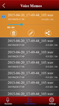 Download Voice recorder Music and audio for Android screenshot 6