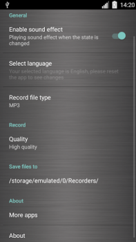 Download Voice recorder Music and audio for Android screenshot 7