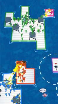 Download War of Rafts: Crazy Sea Battle Arcade for Android screenshot 5