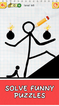 Download Draw 2 Save: Stickman Puzzle Puzzles for Android screenshot 4