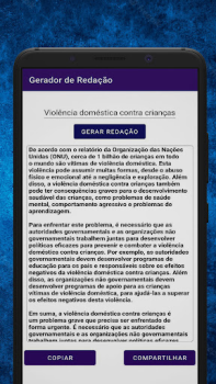 Download Gerador de Redação Education for Android screenshot 2