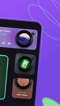 Download MD Vinyl - Music Player Widget Music and audio for Android screenshot 2