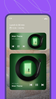 Download MD Vinyl - Music Player Widget Music and audio for Android screenshot 3