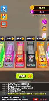 Download TCG Hyper Card Idle Streamer Board games for Android screenshot 5