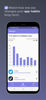 Download one sec | screen time + focus Work for Android screenshot 2
