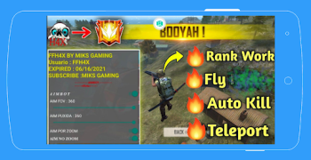 Download ffh4x mod menu for fire Table games for Android screenshot 2